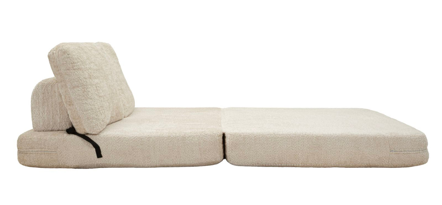 DIVANO/LETTO FASTER BIANCO CM 150X100X80 (COMPRESSO-MISURA LETTO CM213X150X18)