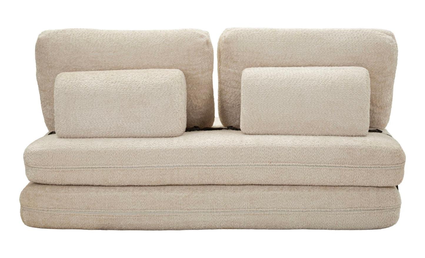 DIVANO/LETTO FASTER BIANCO CM 150X100X80 (COMPRESSO-MISURA LETTO CM213X150X18)