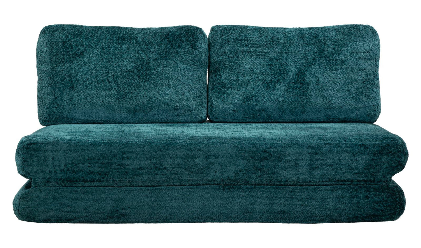 DIVANO/LETTO FASTER PETROLIO CM 150X100X80 (COMPRESSO-MISURA LETTO CM213X150X18)