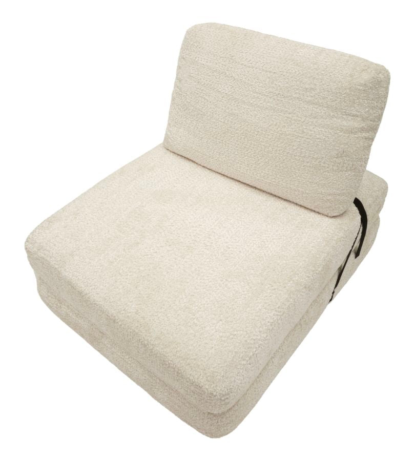 POLTRONA/LETTO FASTER BIANCA CM 80X100X80 (COMPRESSA-MISURA LETTO CM204X80X18)