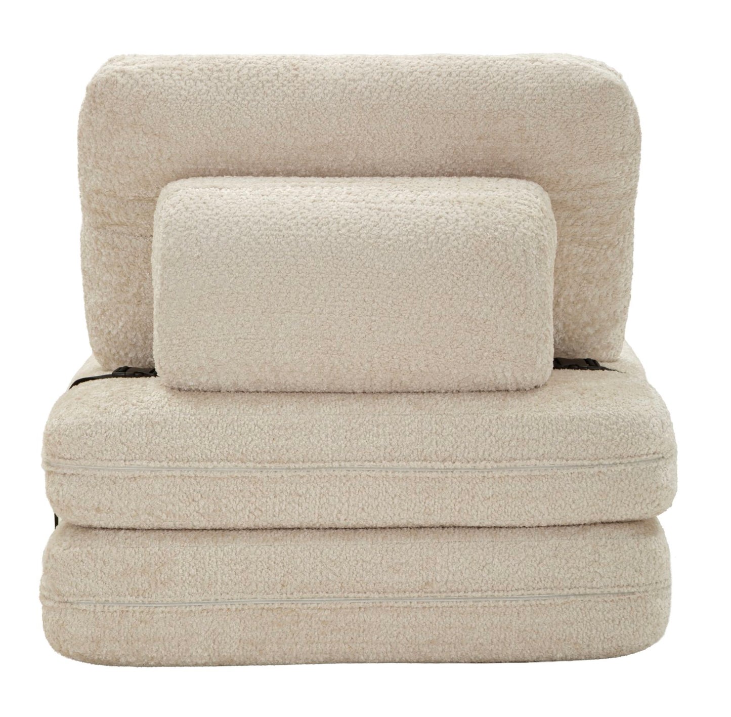 POLTRONA/LETTO FASTER BIANCA CM 80X100X80 (COMPRESSA-MISURA LETTO CM204X80X18)