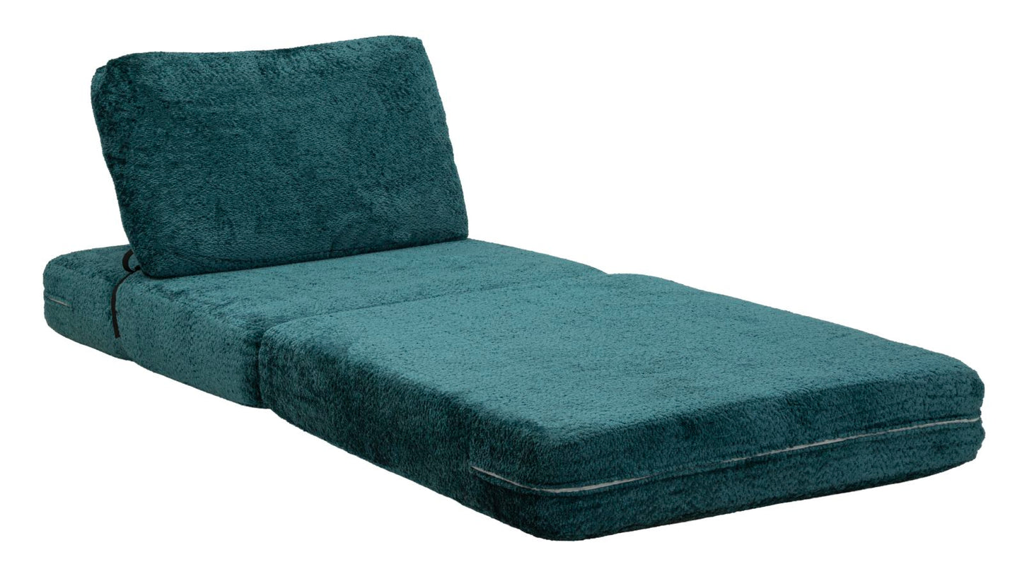 POLTRONA/LETTO FASTER PETROLIO CM 80X100X80 (COMPRESSA-MISURA LETTO CM204X80X18)