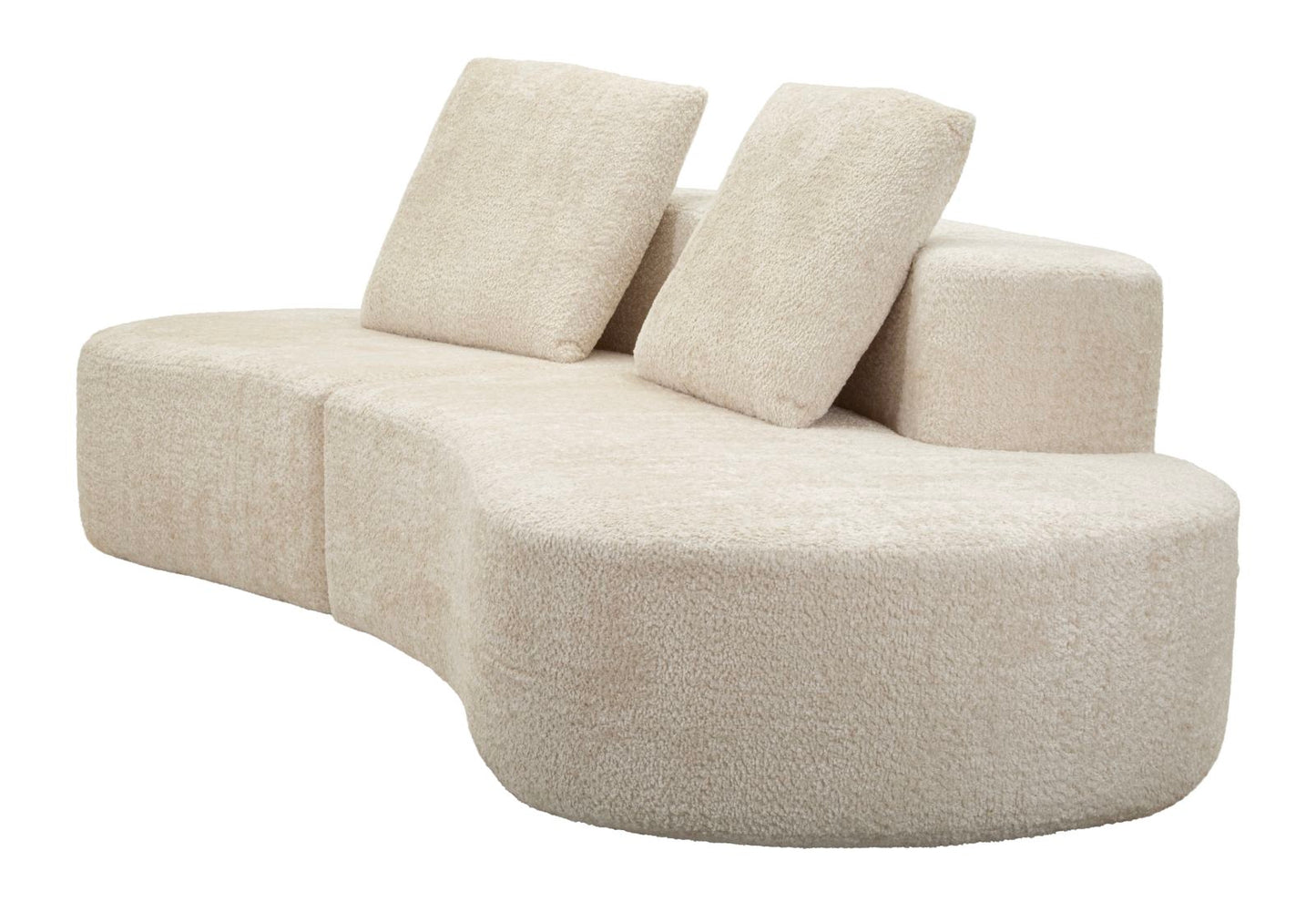 DIVANO ISLAND BIANCO CM 238X92X78 (COMPRESSO)
