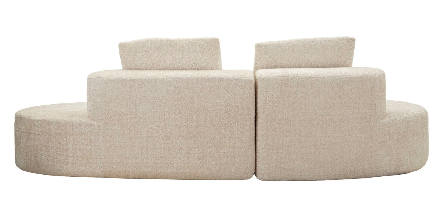 DIVANO ISLAND BIANCO CM 238X92X78 (COMPRESSO)
