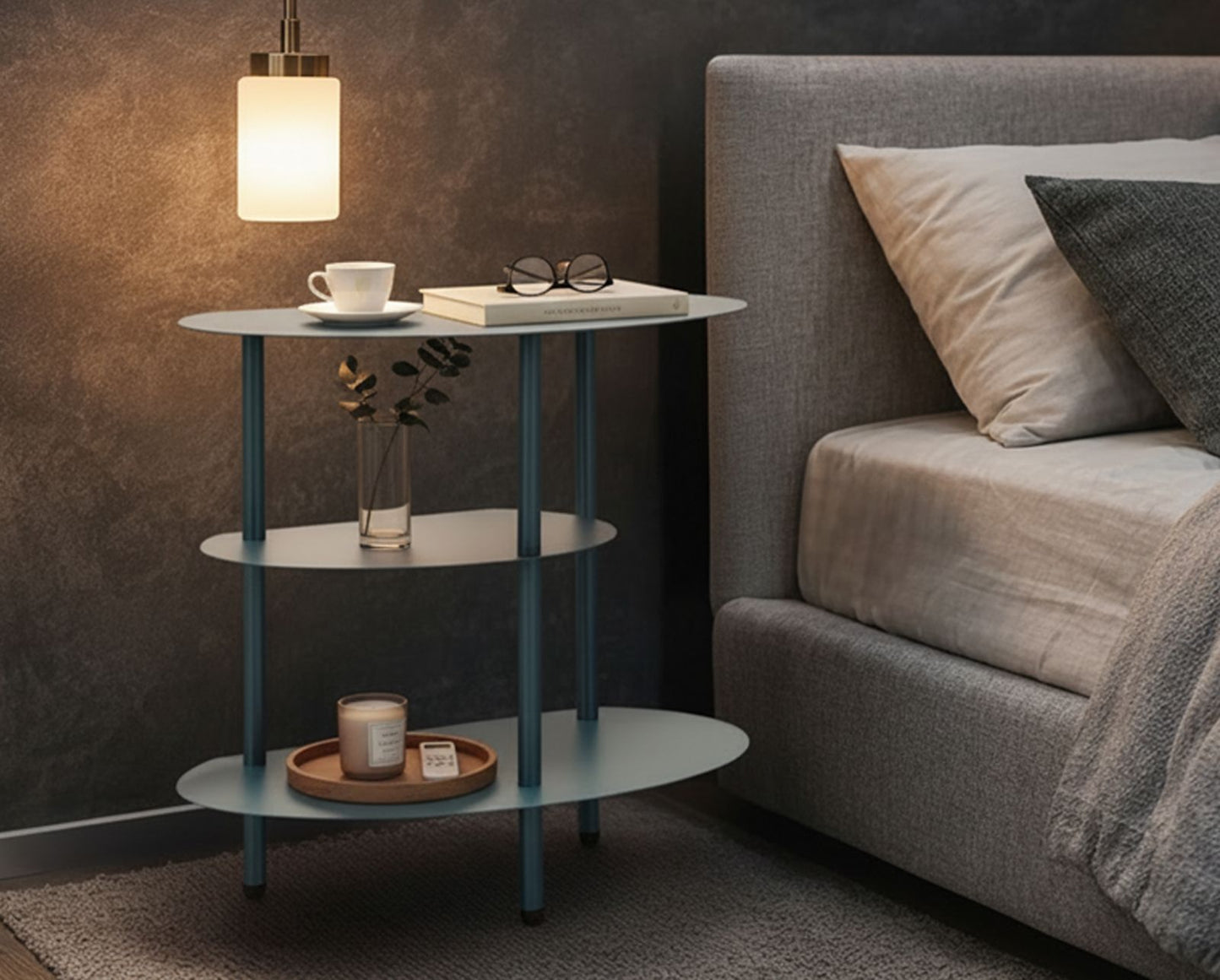COMODINO SATURNO OTTANIO CM 49,5X27,5X49,5