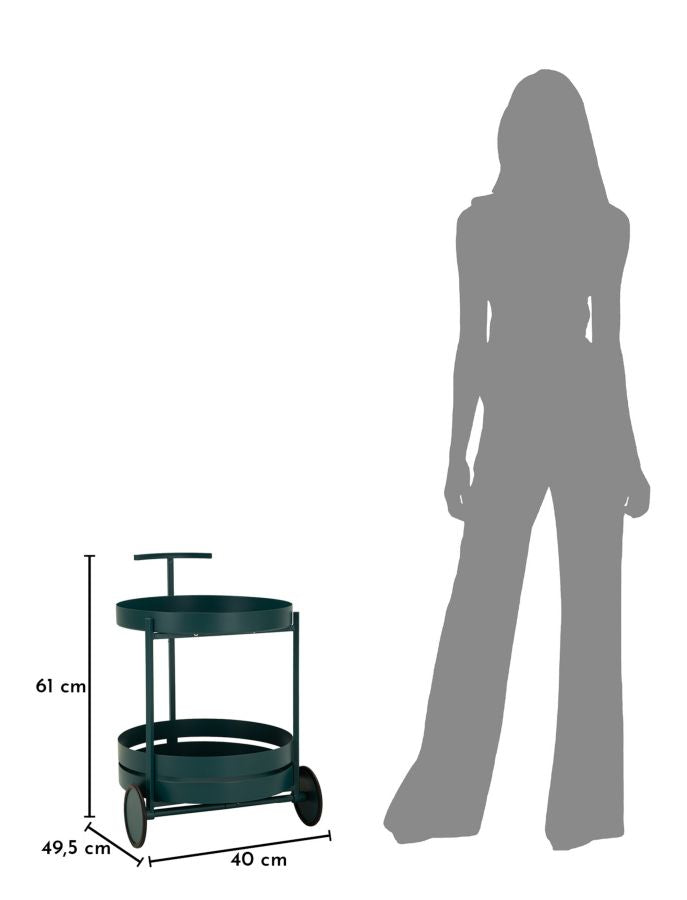 CARRELLO SATURNO OTTANIO CM 40X49,5X61