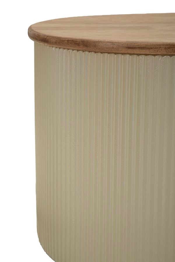 TAVOLINI DA CAFFE' FRANKFURT COPPIA TORTORA CM 87X53X32-50X35X28