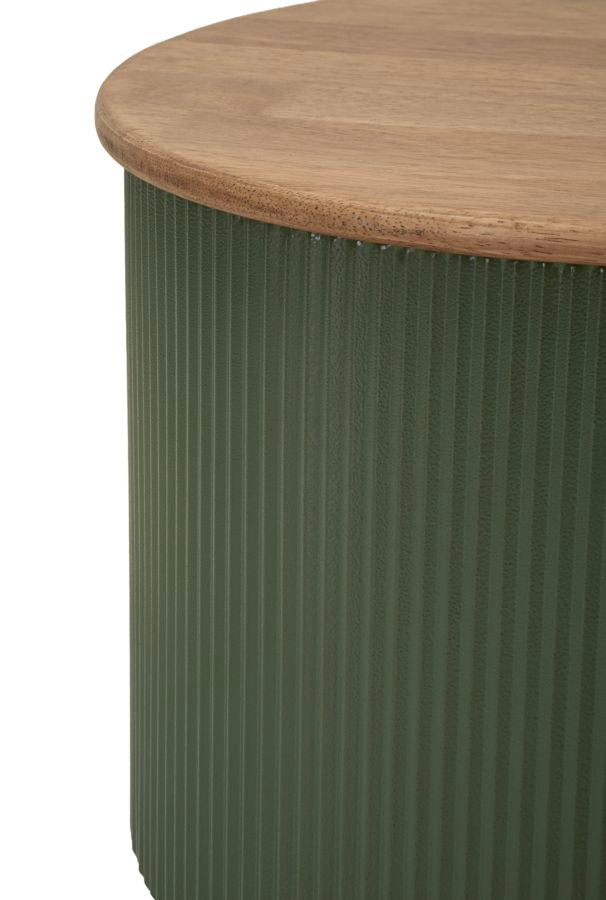 TAVOLINI DA CAFFE' FRANKFURT COPPIA VERDI CM 87X53X32-50X35X28