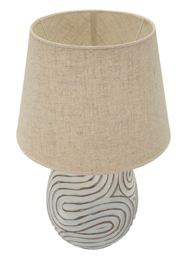 LAMPADA DA TAVOLO RESINA OBLIX CM Ø 35X55