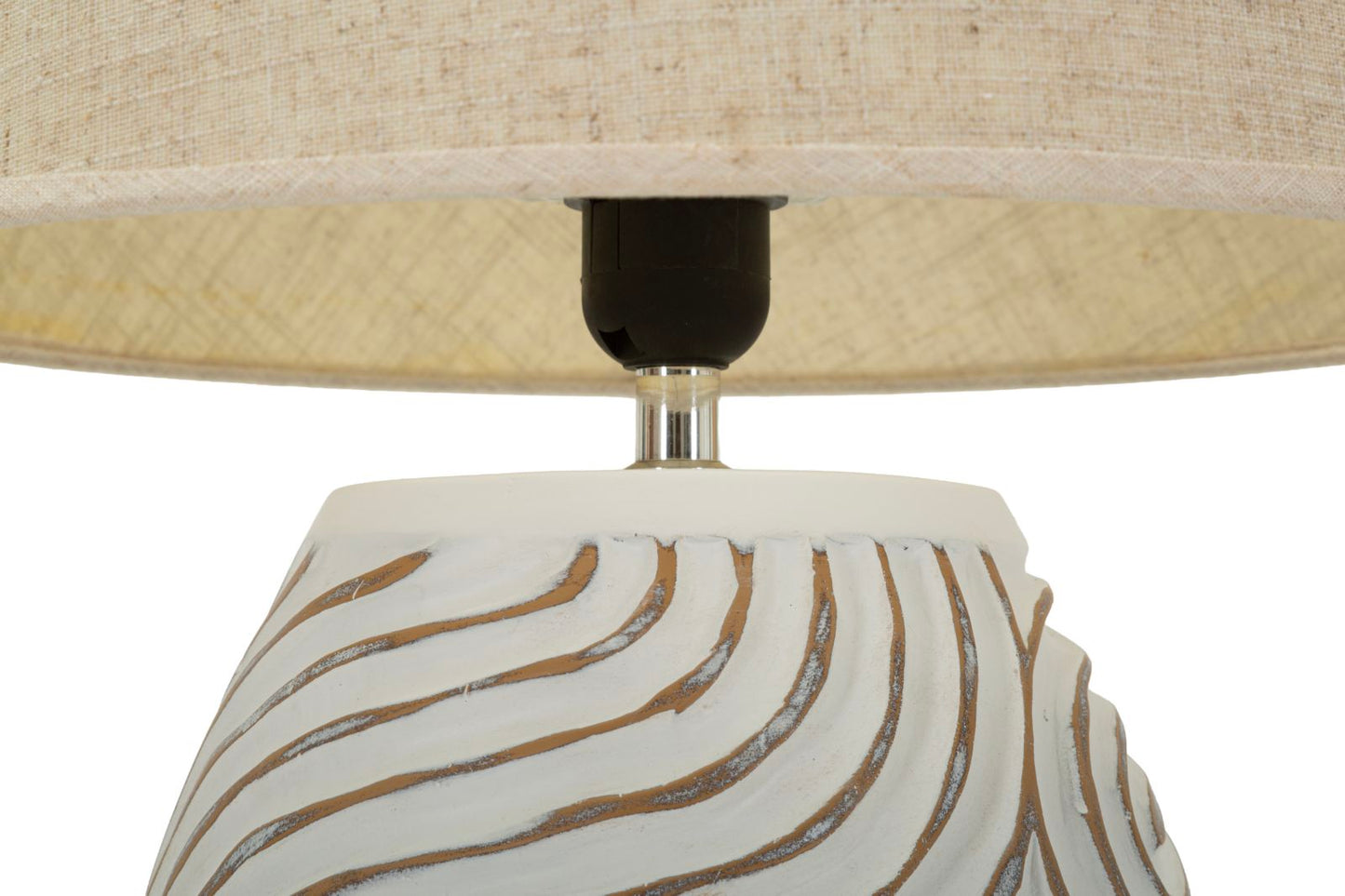 LAMPADA DA TAVOLO RESINA OBLIX CM Ø 35X55