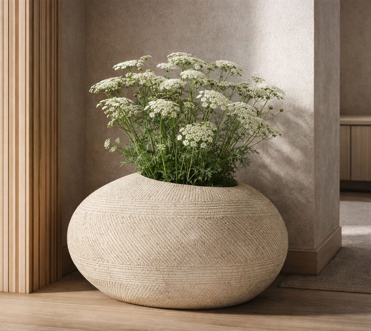 Vaso da esterno effetto pietra Stone 54,5x42,5x30 cm