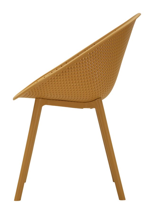 SEDIA IBIZA SENAPE CM 59X59X83 (ALTEZZA SEDUTA CM 45)
