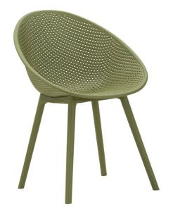 SEDIA IBIZA VERDE CM 59X59X83 (ALTEZZA SEDUTA CM 45)