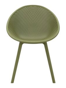 SEDIA IBIZA VERDE CM 59X59X83 (ALTEZZA SEDUTA CM 45)