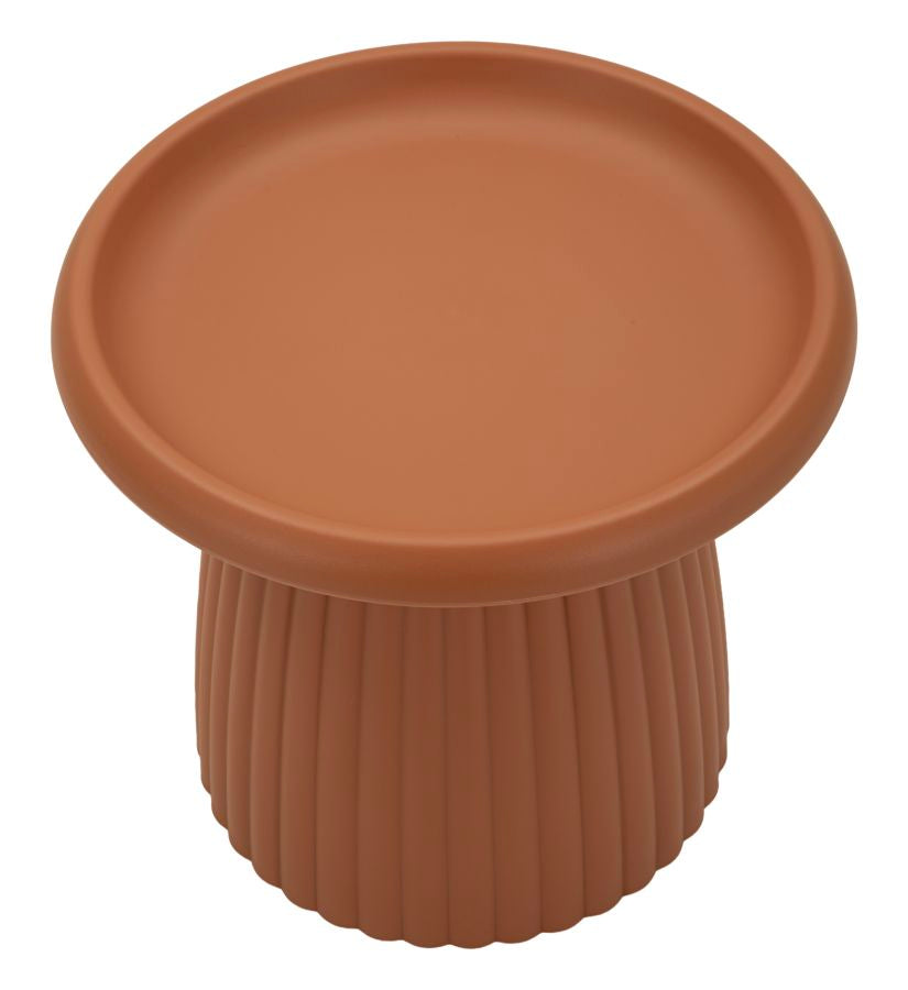TAVOLINETTO GEAX ROSSO CM Ø 50X45