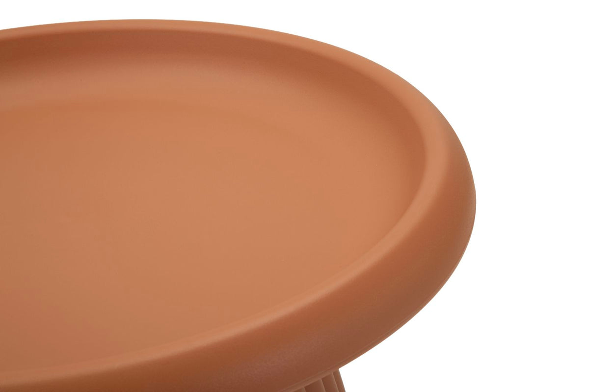 TAVOLINETTO GEAX ROSSO CM Ø 50X45