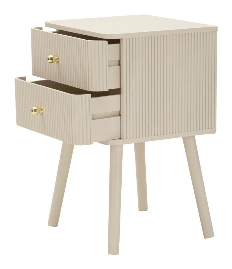 COMODINO 2 CASSETTI SHY CM 34X37,5X59