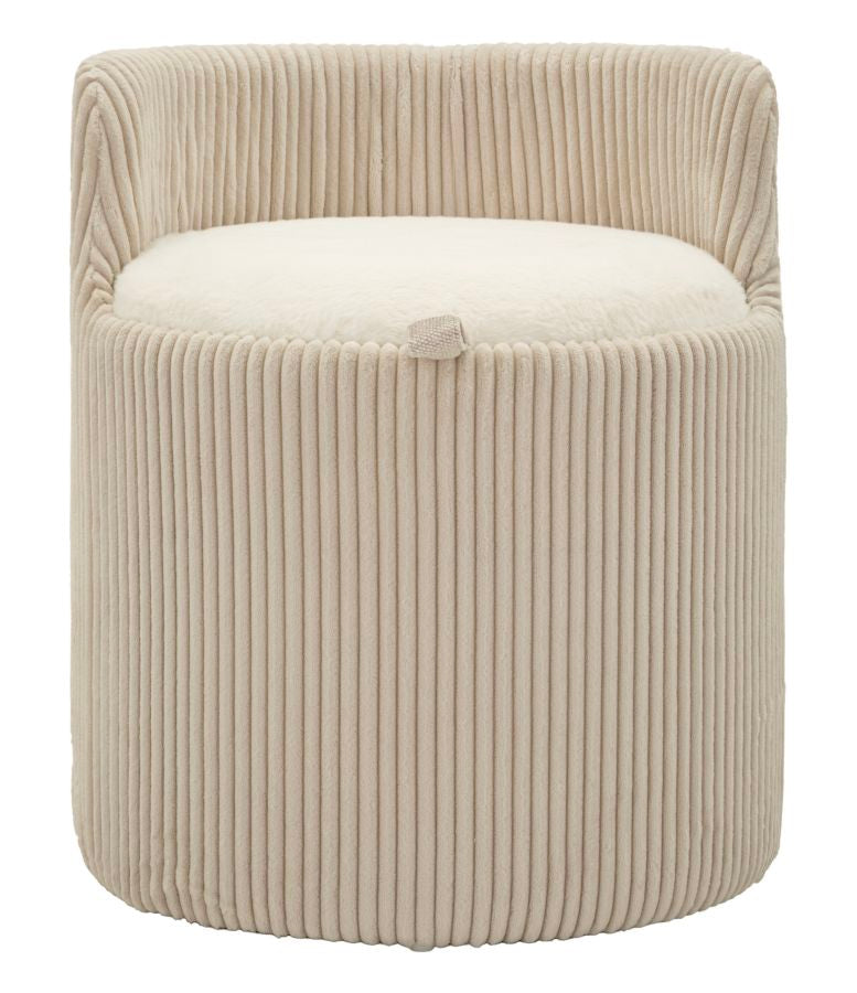 SEDUTA CONTENITORE DUBLINO CM Ø 47X53