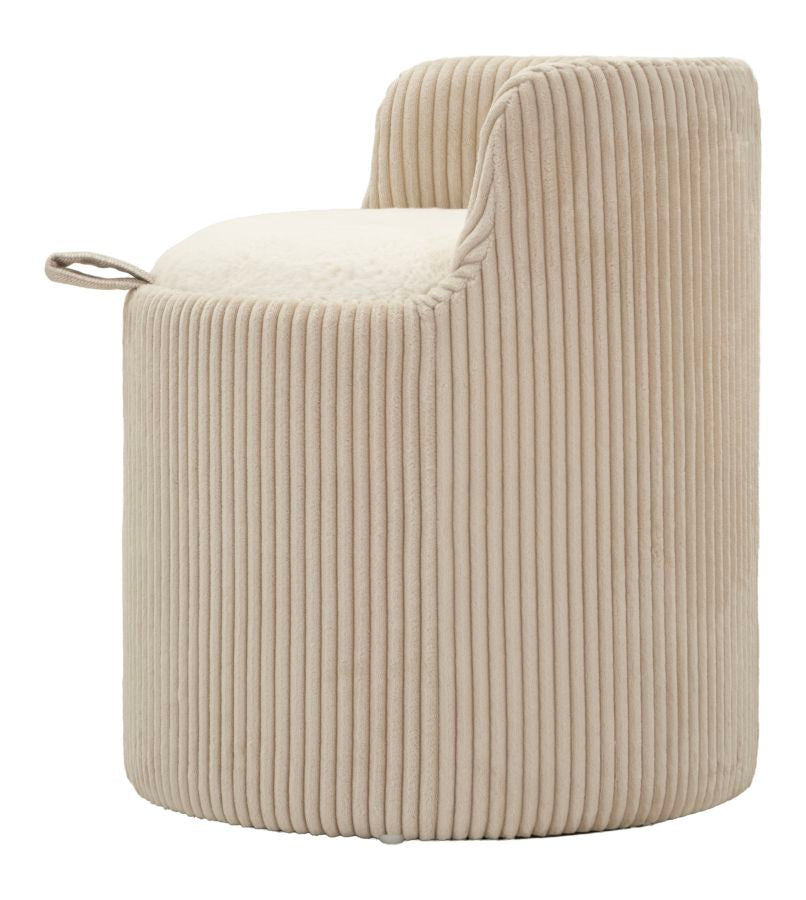 SEDUTA CONTENITORE DUBLINO CM Ø 47X53