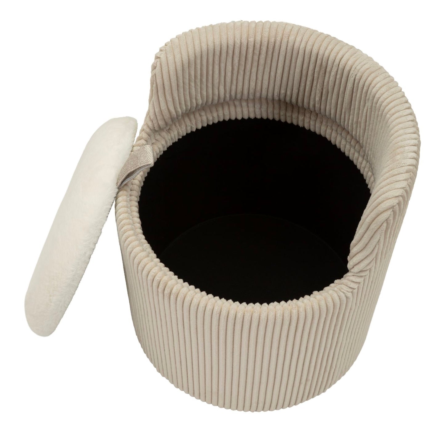 SEDUTA CONTENITORE DUBLINO CM Ø 47X53