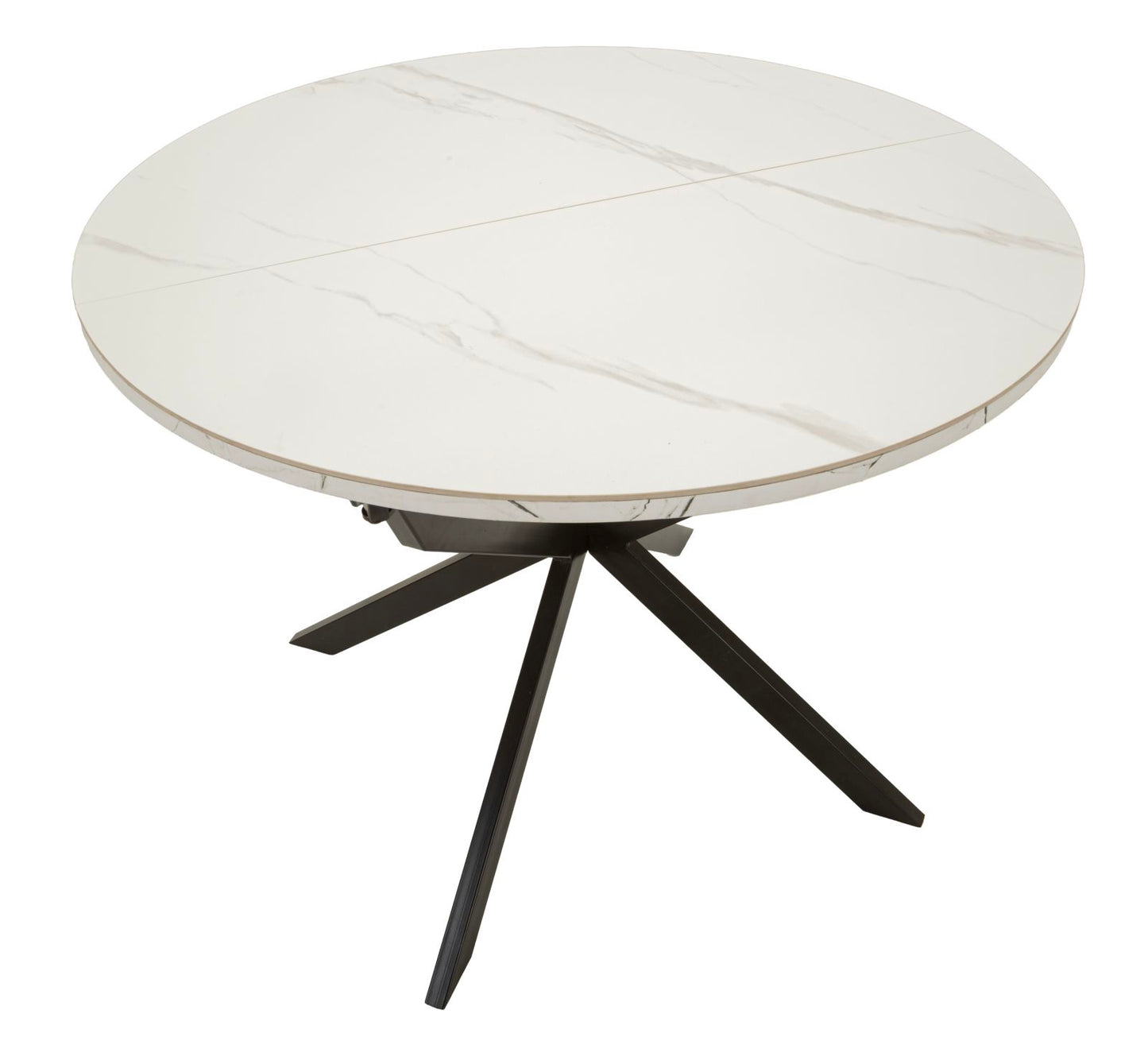 TAVOLO DA PRANZO ALLUNGABILE MARTIN CM Ø 100X78 (APERTO CM 140X100X78)