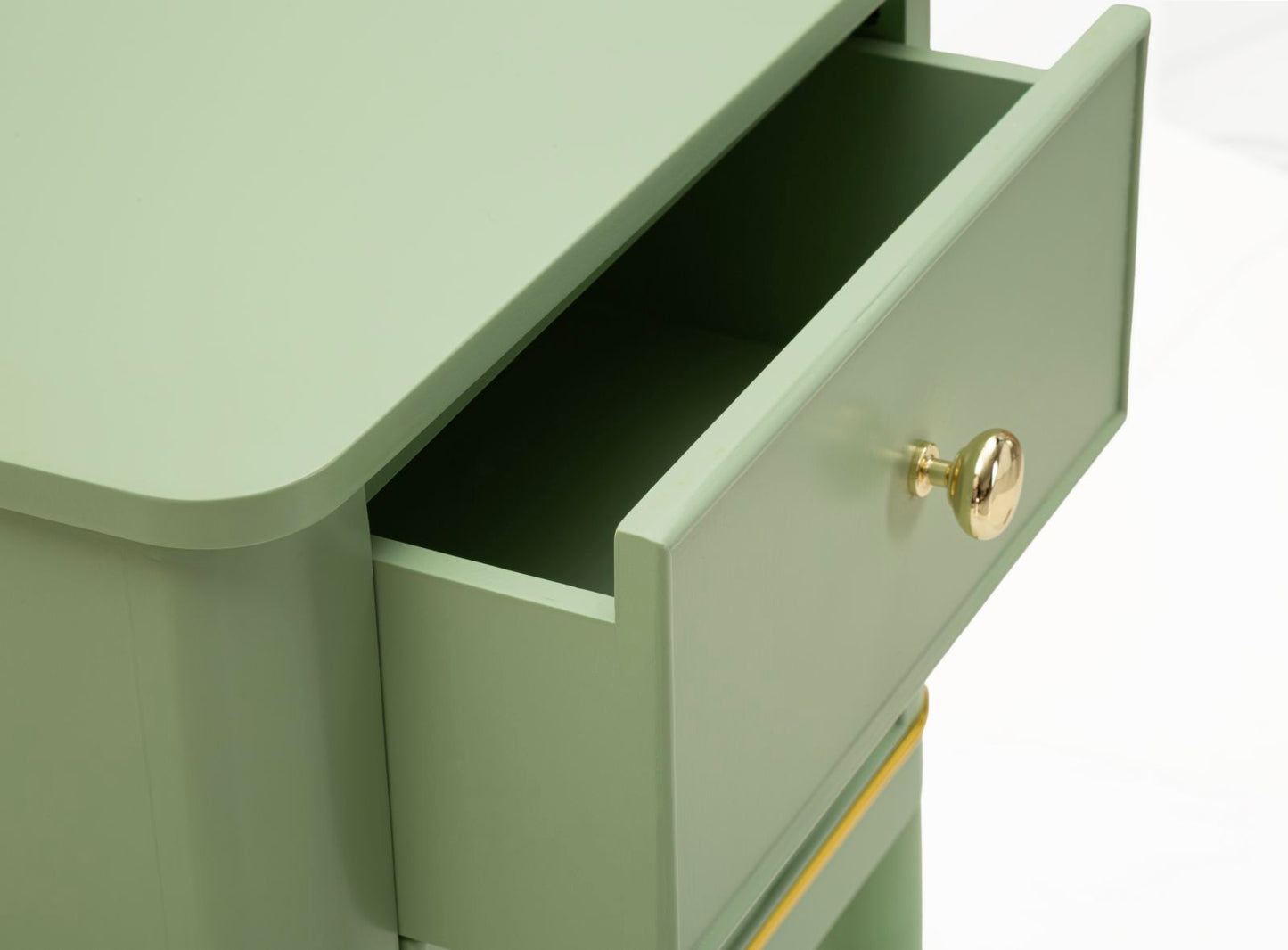 COMODINO CAMILLE VERDE CM 40X30X71
