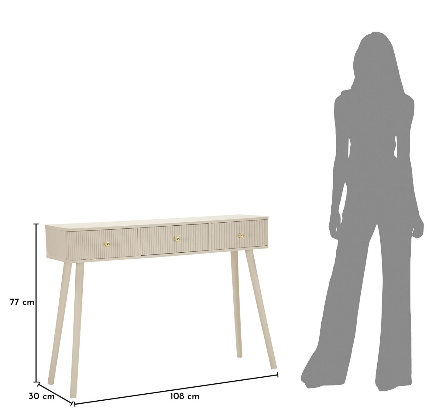 CONSOLE SHY CM 108X30X77