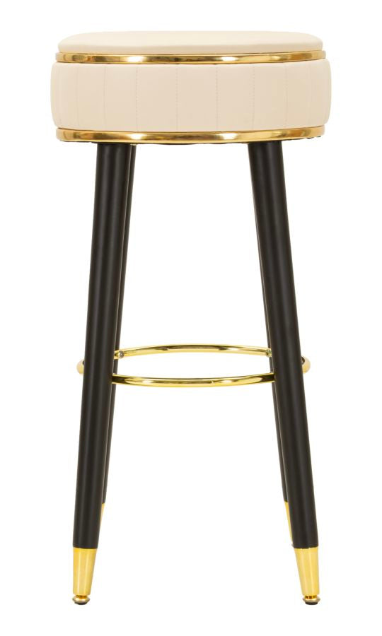 SGABELLO BAR LONDON CREMA CM Ø 38X74
