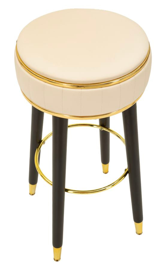 SGABELLO BAR LONDON CREMA CM Ø 38X74