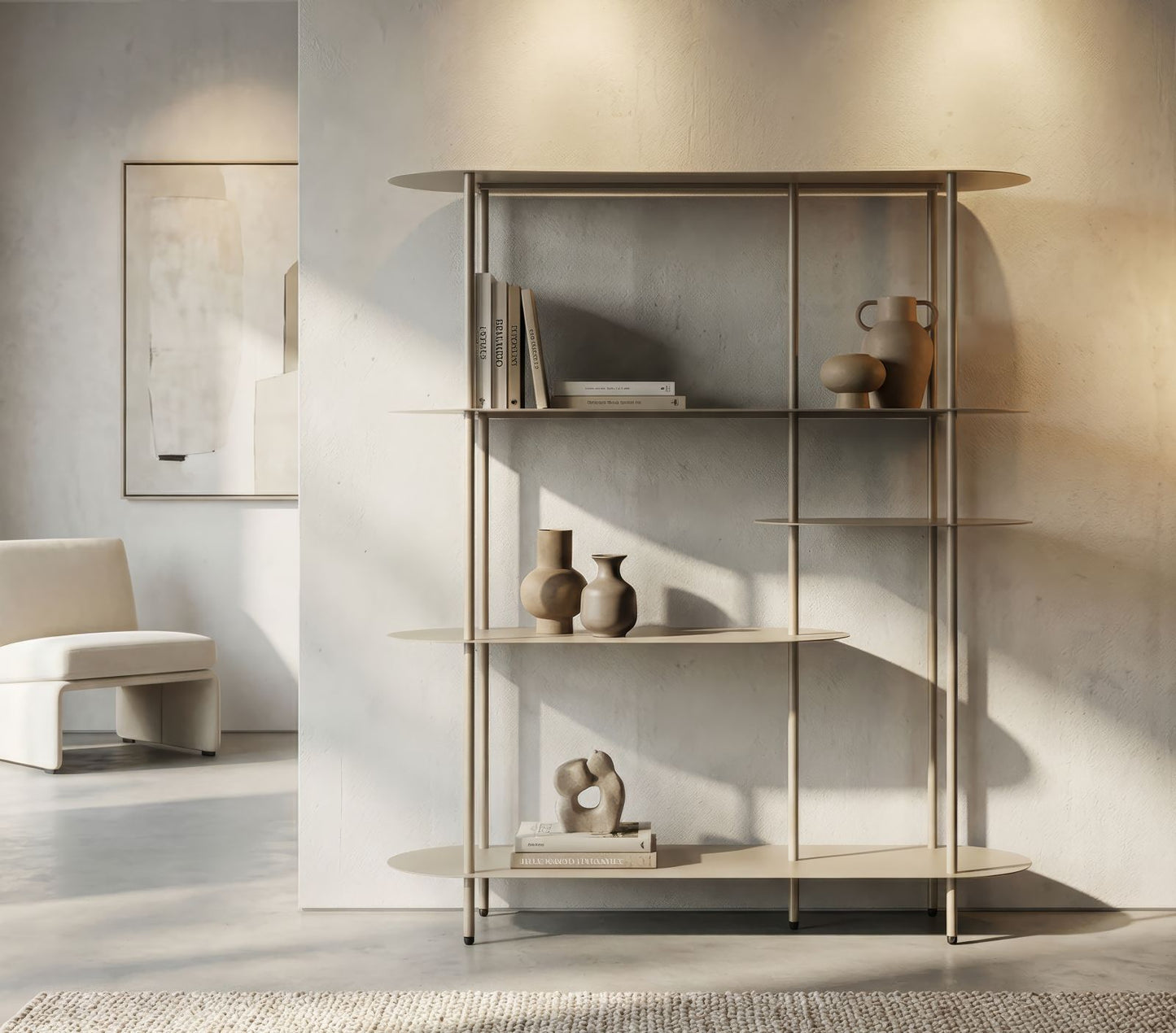 LIBRERIA SATURNO TORTORA CM 118X31X139