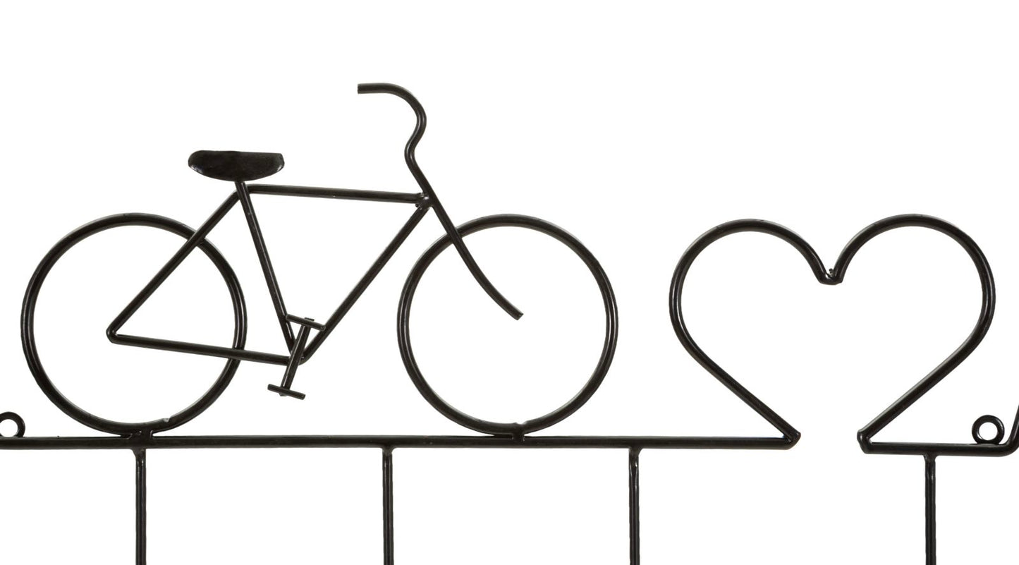APP/ABITI DA MURO BICICLETTA NERO CM 59X3,2X26,5