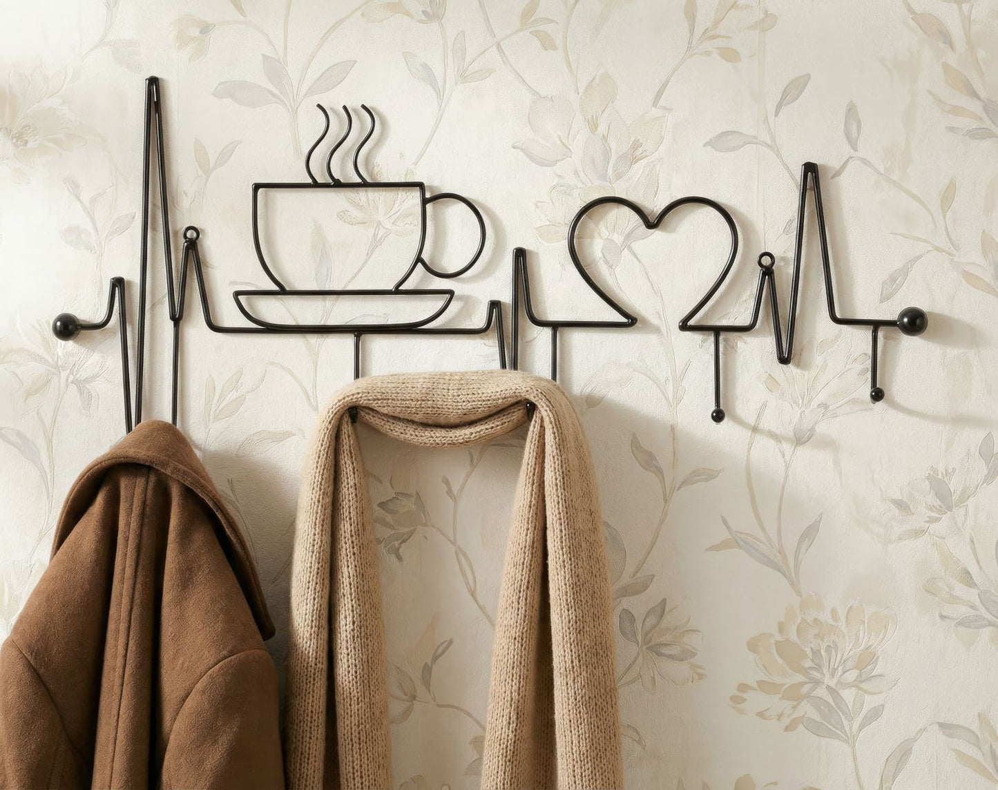 APP/ABITI DA MURO BREAKFAST NERO CM 60X3,8X26,7