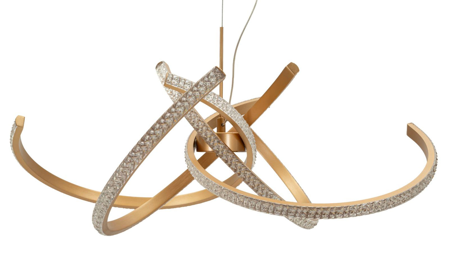 LAMPADARIO LED CELTIC CM Ø 62X120 (LUCE CON 3 TEMPERATURE DI COLORE)