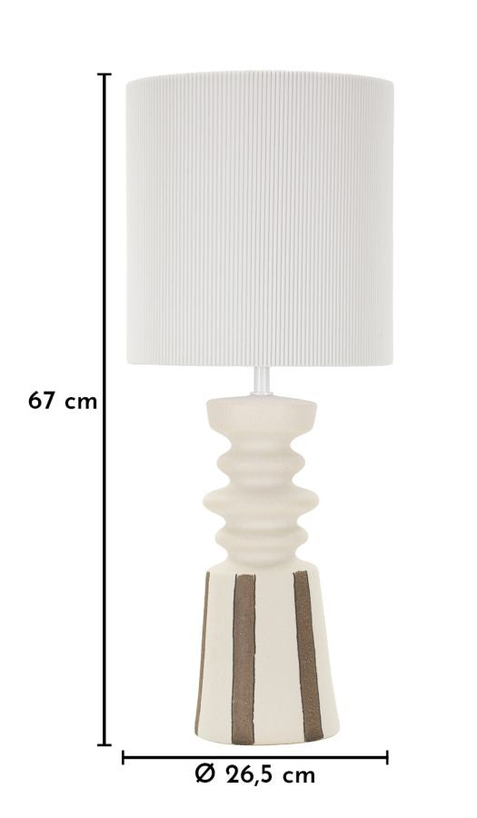 LAMPADA DA TAVOLO TRIBAL CM Ø 26,5X67
