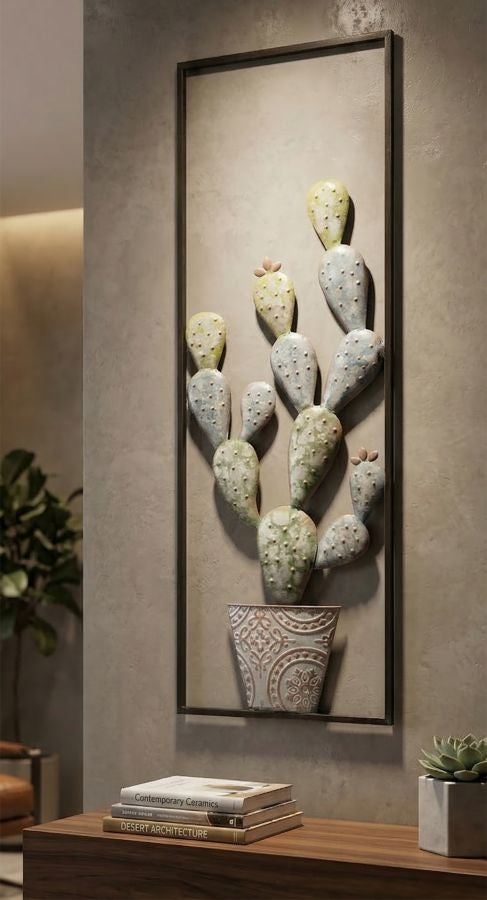 PANNELO IN FERRO CACTUS-FRAME -A- CM 31X2,5X90