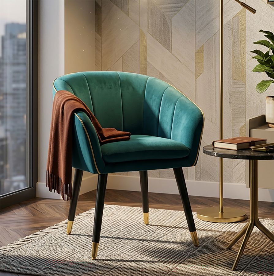 POLTRONA PARIS OTTANIO/GOLD CM 62X58X78