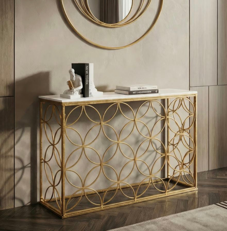 CONSOLE STAR MARBLE CM 120X40X80