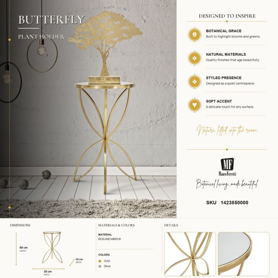 TAVOLINETTO BUTTERFLY CM Ø 35X60