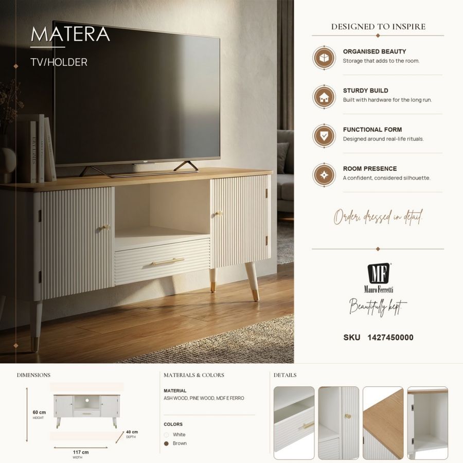 P/TV MATERA CM  117X40X60