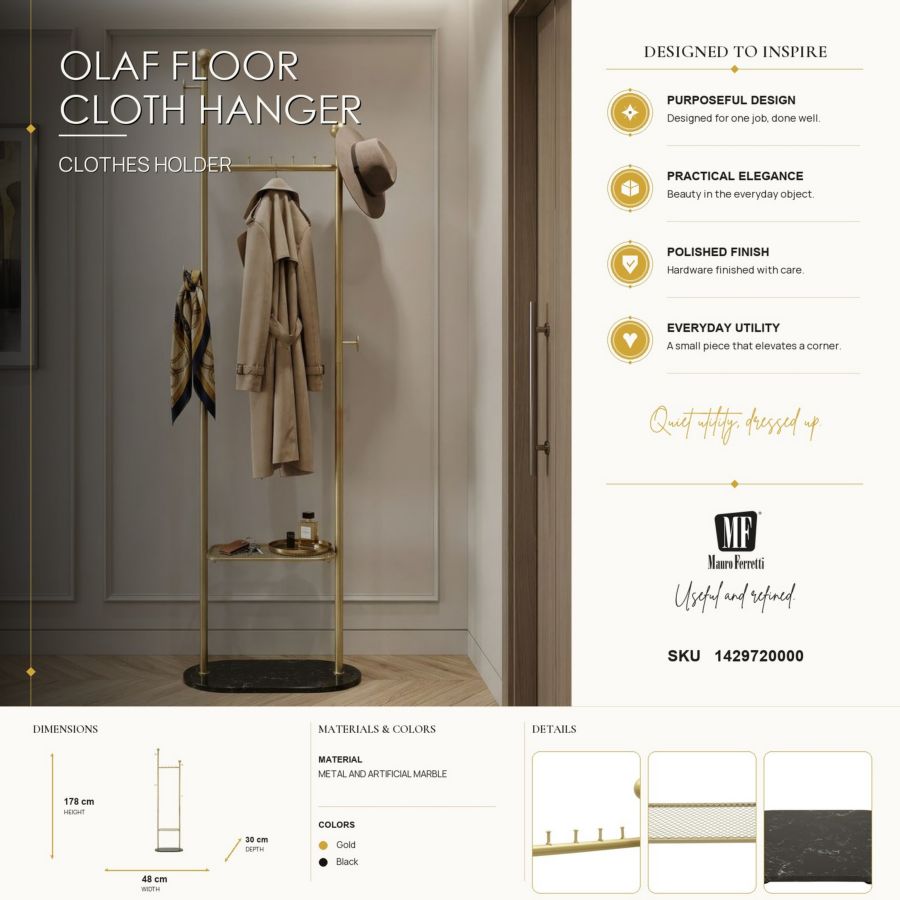 APP/ABITI DA TERRA OLAF CM 48X30X178