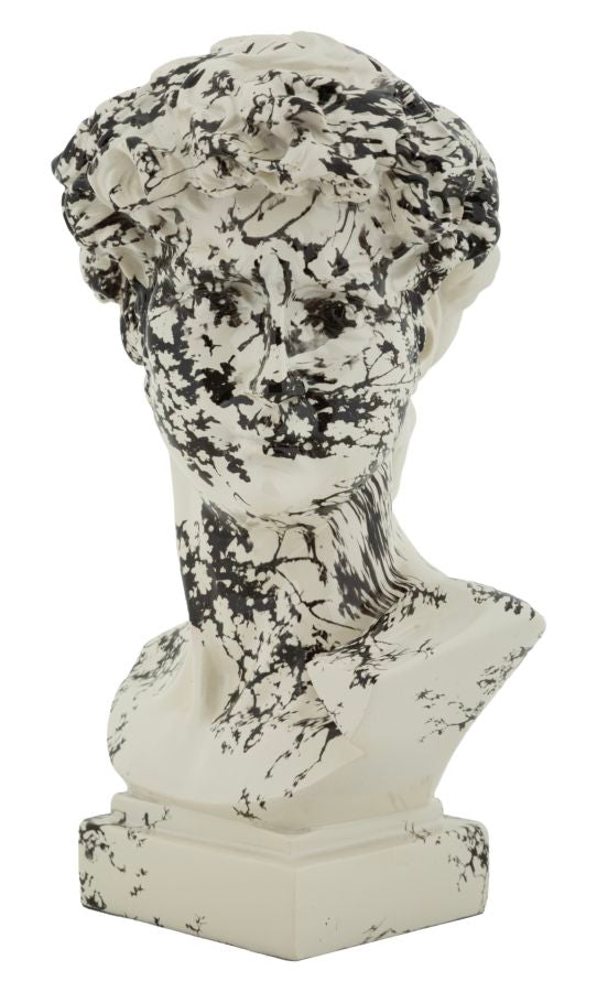 SCULTURA TESTA ANTICA OKINAWA CM 18X16X30