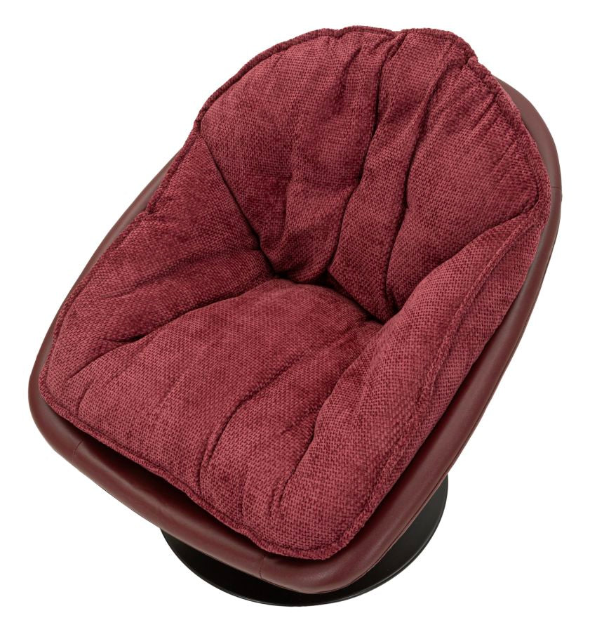 Poltrona Dortmund Bordeaux – 78 × 78 × 84 cm