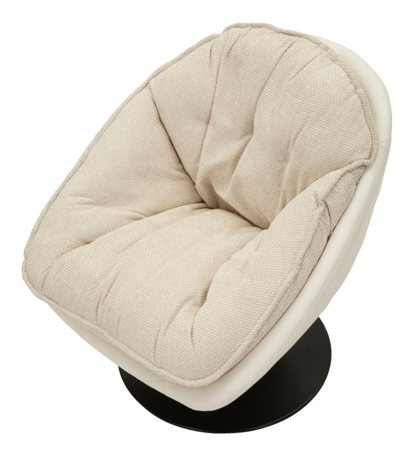 POLTRONA DORTMUND CREMA CM 78X78X84