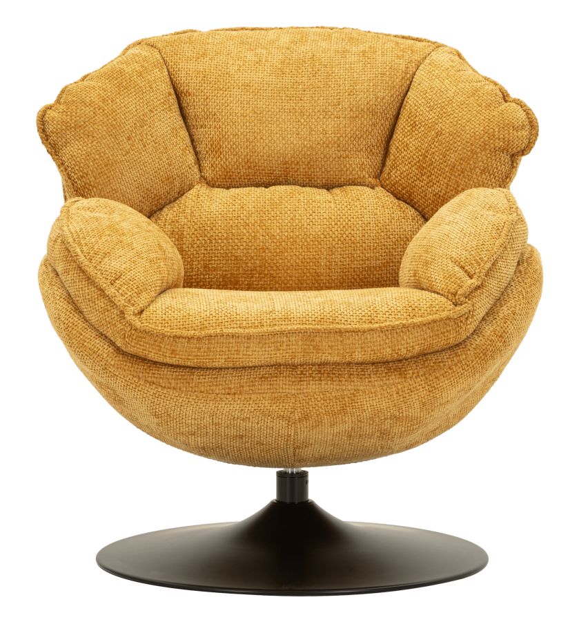 POLTRONA AMBURGO SENAPE CM 85X80X81