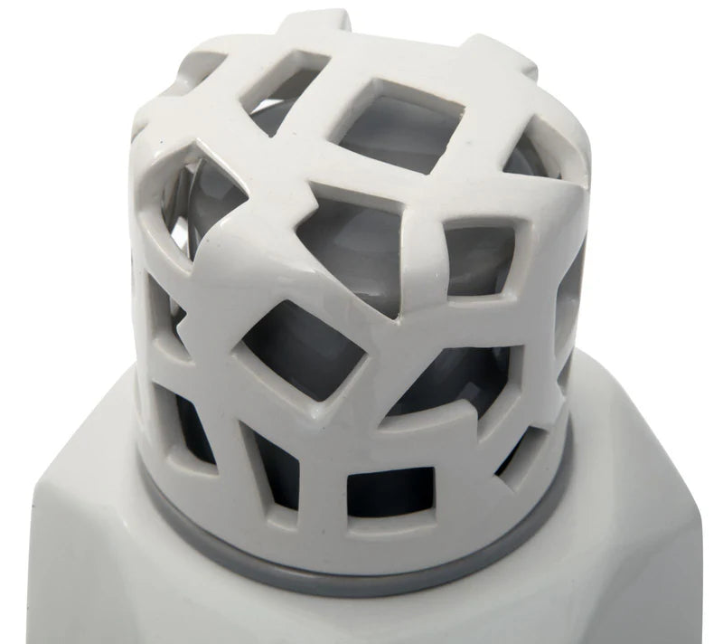 Vaso Ceramica Arabesque Faces Grande 15,5x14x32 cm in Ceramica