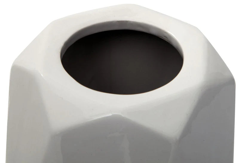 Vaso Ceramica Arabesque Faces Grande 15,5x14x32 cm in Ceramica