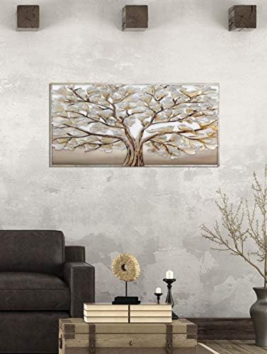 Quadro Alluminio Albero della Vita cm.120x60
