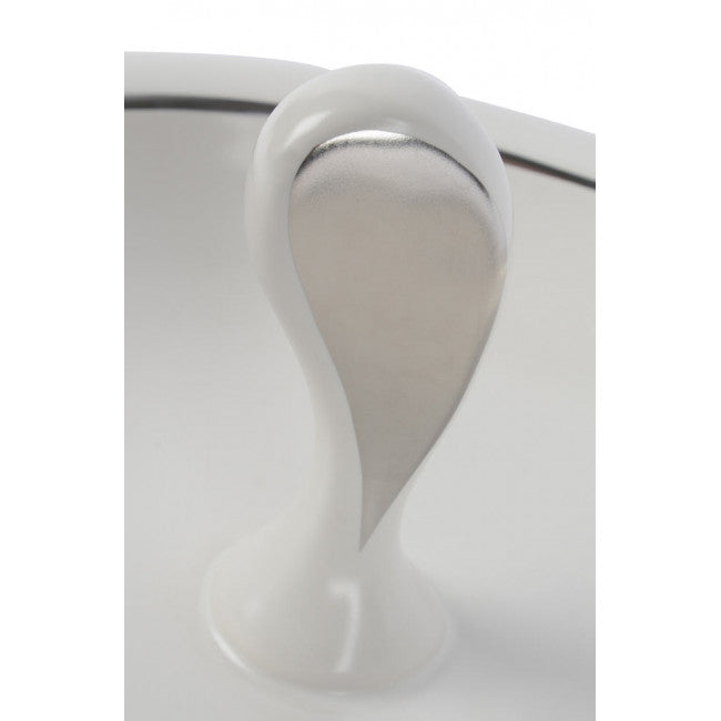 Svuota tasche decorativo in ceramica H-10cm, Ø-26.5cm