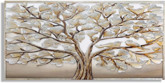 Quadro Alluminio Albero della Vita cm.120x60