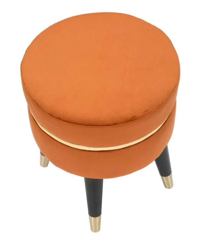 Sgabello Paris Ruggine Cm Ø 35X40,5